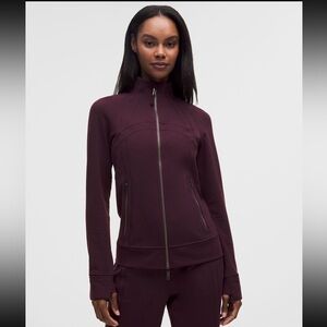 🔥 Lululemon Define Track Jacket Luon NWT Sz 4 Black Plum